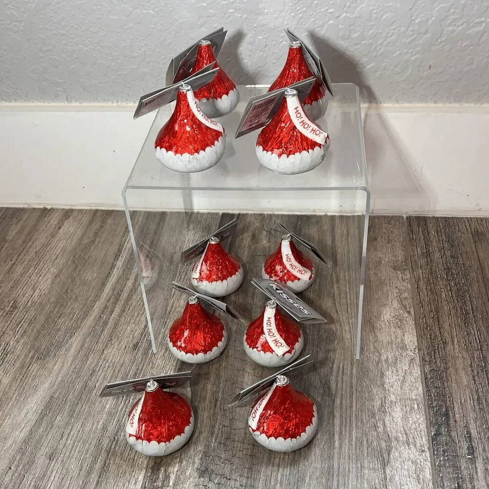 Lot of 10 Hershey's Kisses Christmas collectibles Ornaments Gift candy decor NWT